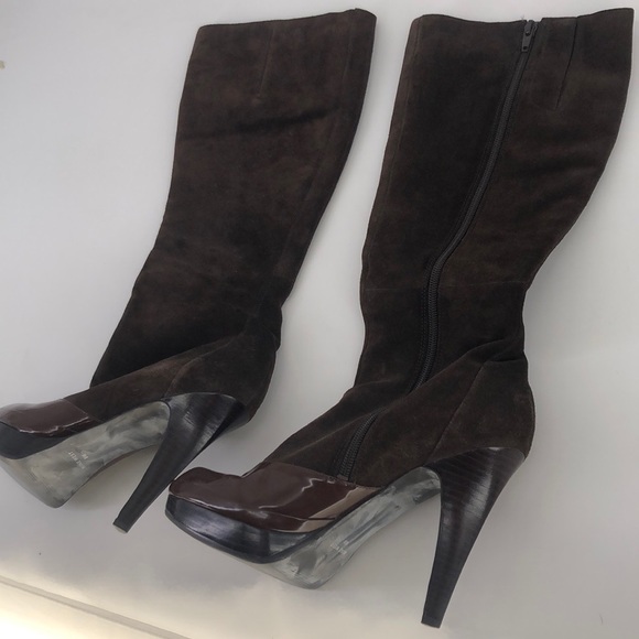 Nine West | 5 inch Heel Boots | Leather | like new - Picture 2 of 11